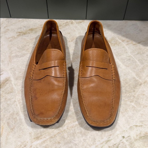 Tod\'s Tan Leather Loafers main image 5